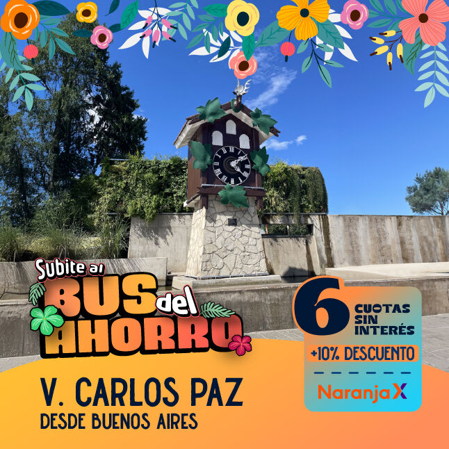 pasajes desde Buenos Aires a Villa Carlos Paz